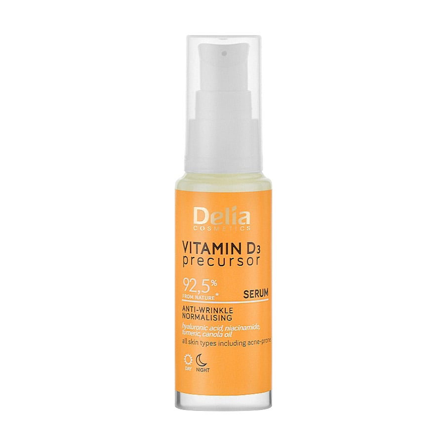 Сироватка для обличчя від зморщок Delia Cosmetics Vitamin D3 Precursor Serum з вітаміном D3, 30 мл