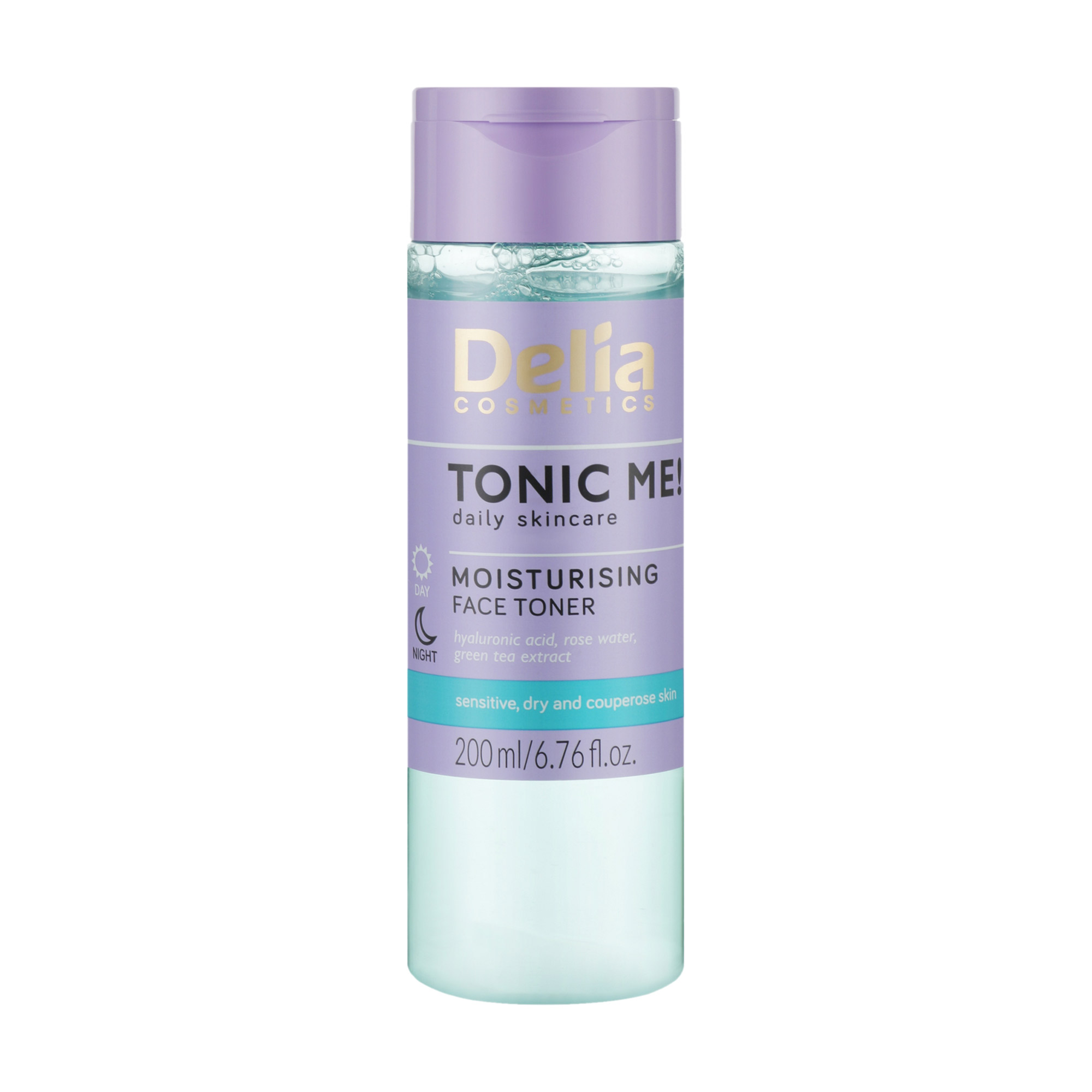 Зволожувальний тонік для обличчя Delia Cosmetics Tonic Me! Moisturising Face Toner, 200 мл